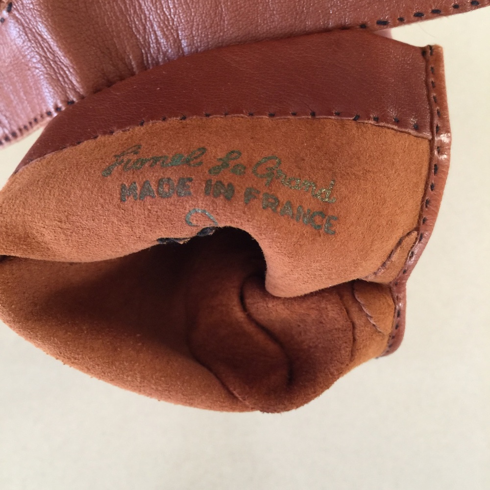 Mens French Kid Leather Gloves